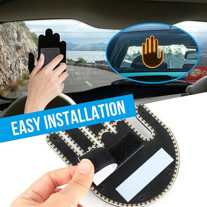 Car Accessories For Men, Car Finger Light With Remote- Give The Bird & Wave & Love To Drivers- Truck Accessories, Finger Flicker LED Hand Gesture Signs, Ideal Gift For Men And Women