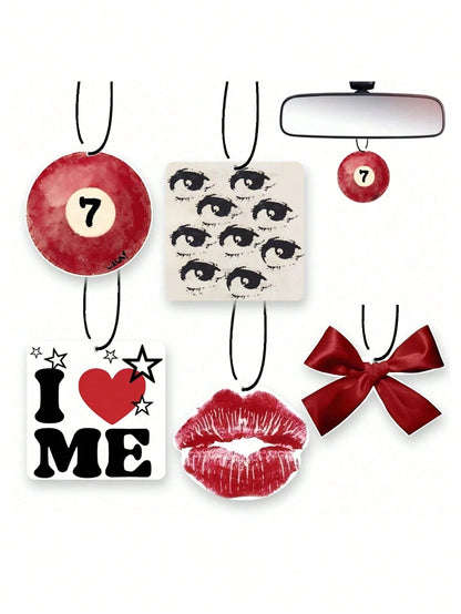 Car Air Freshener, Car Interior Hanging Fragrance, Car Diffuser, Diffuser Pads, Car Interior Decorative Pendants, Anime Style, Suitable For Car, Bedroom, Pet Bed, Shoe Cabinet, Wardrobe Decorations, L