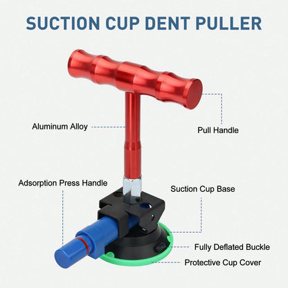 Car Body Paintless Dent Repair Tools Suction Cup Puller Lifter Hail Removal Kit