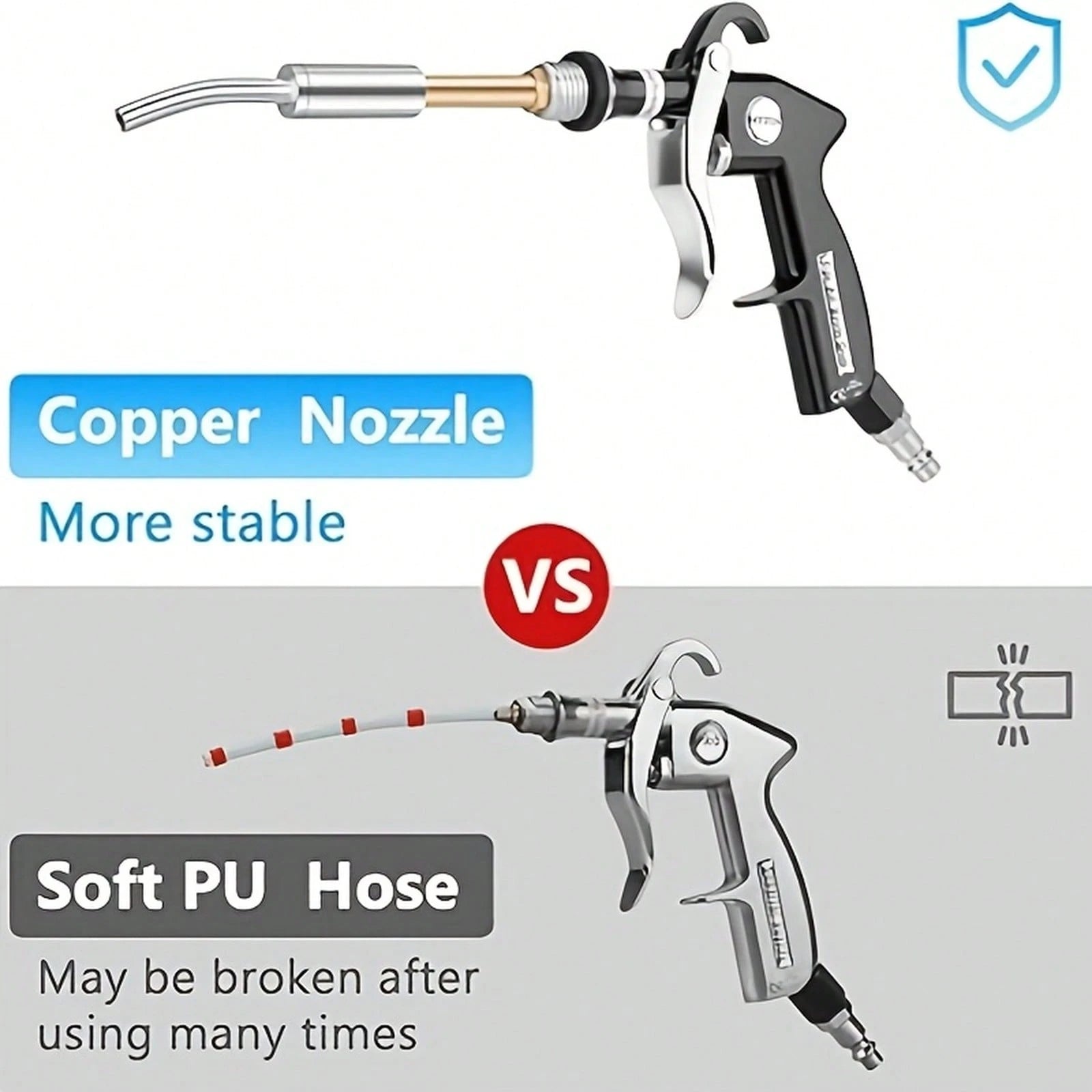 Car Cleaning Gun, Interior Detail Air Gun, Equipped With 3 Types Of Interface Adapters (European, American, Japanese), Car Interior Cleaning Set, Quickly Blows Away Dirt And Dust, Suitable For AI-Assi