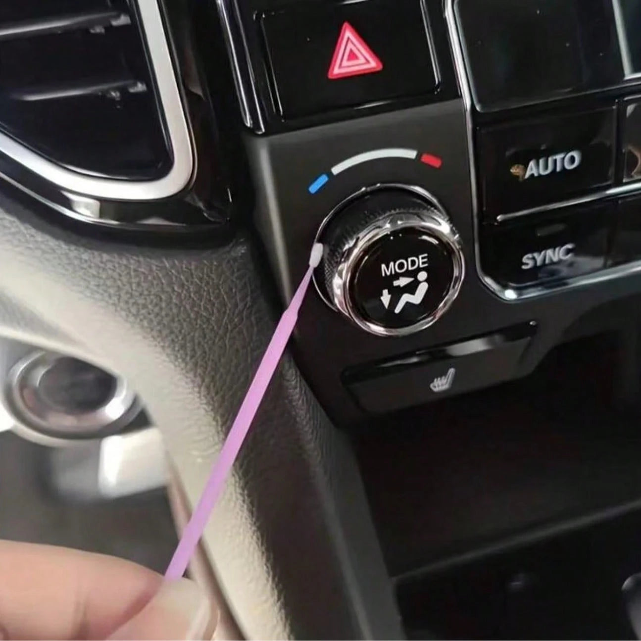 Car Detail Brush Air Conditioner Vent Interior Cleaning Brush Car Crevice Brush Tool 100pcs/Pack