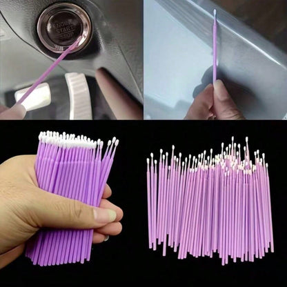 Car Detail Brush Air Conditioner Vent Interior Cleaning Brush Car Crevice Brush Tool 100pcs/Pack