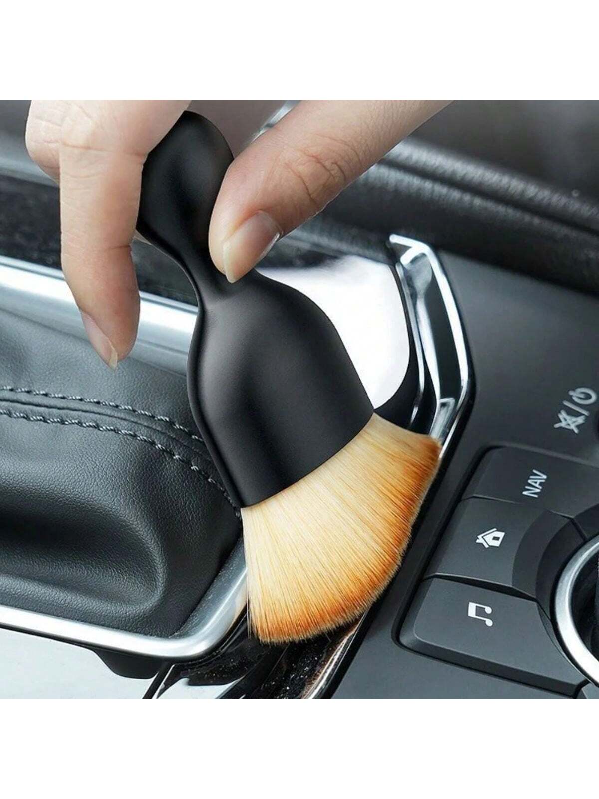 Car Interior Detailing Brush, Auto Interior Soft Hair Removal Brush,Car Cleaning Brush Interior Soft Bristles Detailing Brush Dusting Tool For Car,Home,Office,Computer,Keyboard,Car Decoration