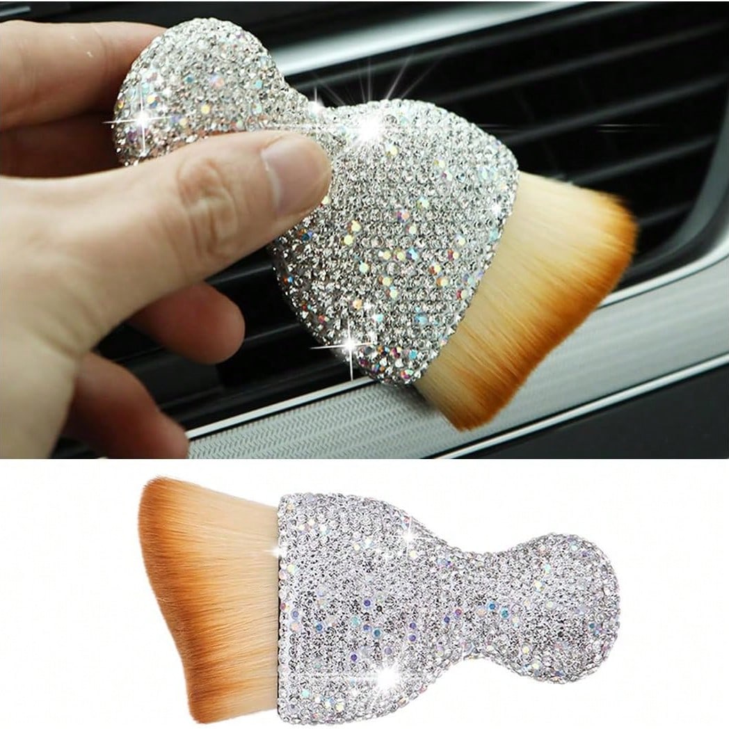 Car Interior Detailing Brush, Auto Interior Soft Hair Removal Brush,Car Cleaning Brush Interior Soft Bristles Detailing Brush Dusting Tool For Car,Home,Office,Computer,Keyboard,Car Decoration