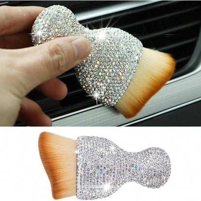 Car Interior Detailing Brush, Auto Interior Soft Hair Removal Brush,Car Cleaning Brush Interior Soft Bristles Detailing Brush Dusting Tool For Car,Home,Office,Computer,Keyboard,Car Decoration
