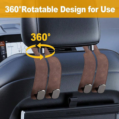Car Purse Hook Purse Hook For Car Seats Headrest Car Seat Hooks,Heavy Duty Vehicle Organizer For Handbags, Groceries, Purses, Keep Car