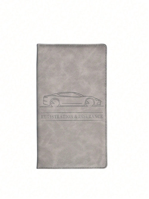 Car Registration And Insurance Card Holder, Vehicle License Document Glove Box Compartment Organizer, Interior Car Accessories