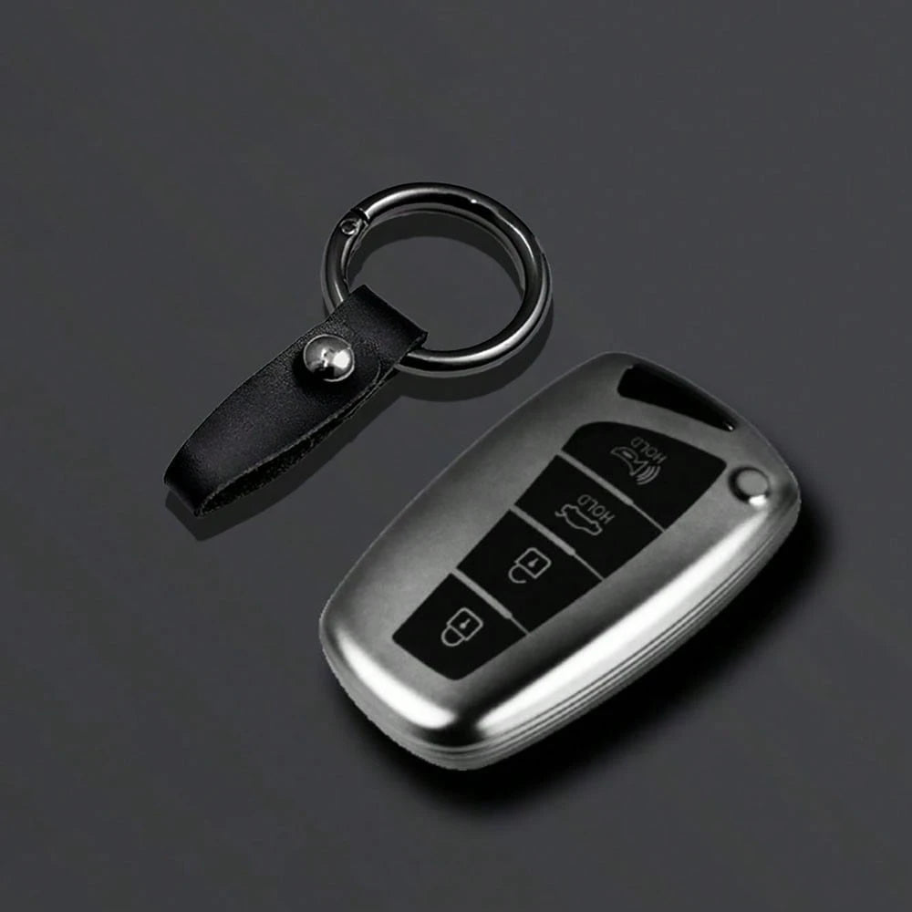 Car Remote Key Fob Shell Case Suitable For Luxury HG Sedan Santa Fe 3DM Grand SantaFe 2018 IX45 EQUUS Azera Genesis G80