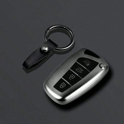 Car Remote Key Fob Shell Case Suitable For Luxury HG Sedan Santa Fe 3DM Grand SantaFe 2018 IX45 EQUUS Azera Genesis G80