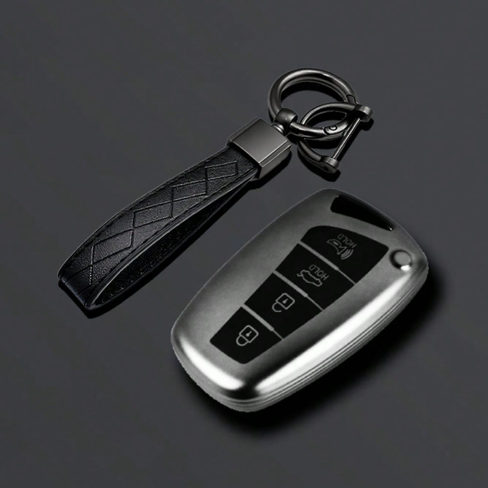 Car Remote Key Fob Shell Case Suitable For Luxury HG Sedan Santa Fe 3DM Grand SantaFe 2018 IX45 EQUUS Azera Genesis G80