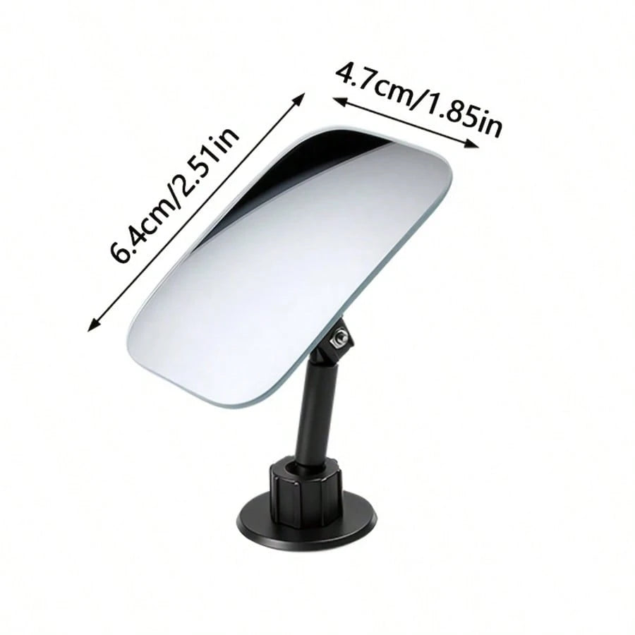 Car Rotating Blind Spot Mirror, Wide-Angle Lens With Self-Adhesive Design, Compact And Practical, Enhances Driving Safety
