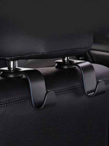 Car Seat Headrest Hooks (Front Seat), Car Hooks/Hanger, Car Seat Hooks (Rear Seat), Car Headrest Hooks, Universal Car Interior Accessories, Suitable For Various Vehicle Models SUV, Off-Road Vehicle, T