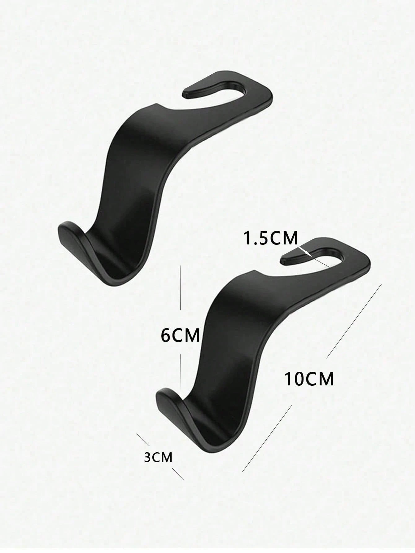 Car Seat Headrest Hooks (Front Seat), Car Hooks/Hanger, Car Seat Hooks (Rear Seat), Car Headrest Hooks, Universal Car Interior Accessories, Suitable For Various Vehicle Models SUV, Off-Road Vehicle, T