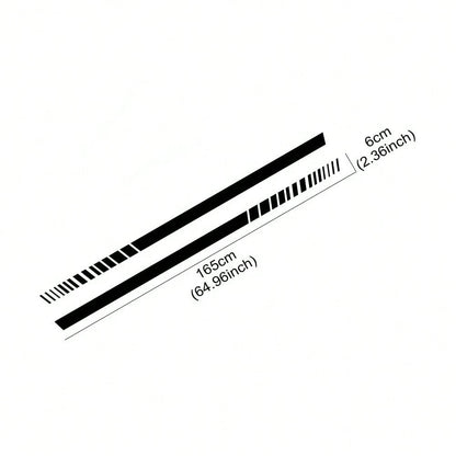 Car Side Skirt Stripes Sticker Waterproof Trims Vinyl Decal Accessories For Audi A3 8P 8V 8L 8Y S3 RS3 Sedan Sportback Limousine