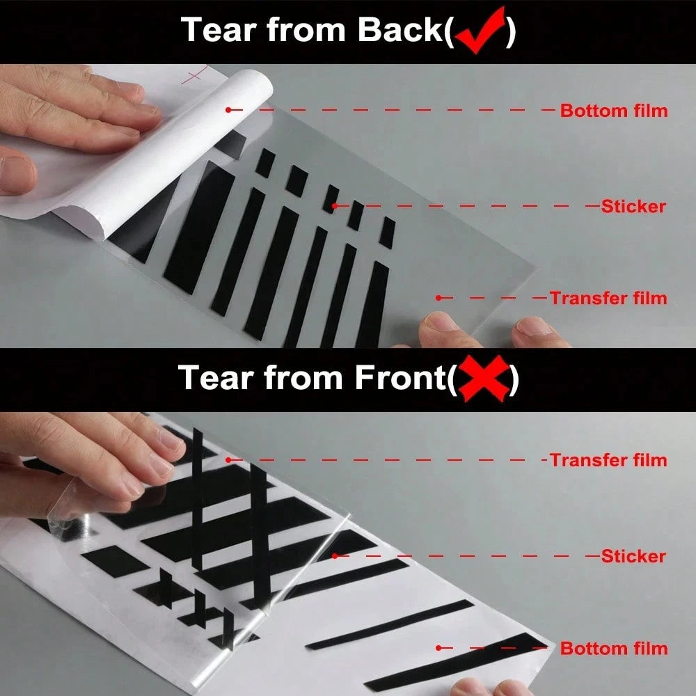Car Side Skirt Stripes Sticker Waterproof Trims Vinyl Decal Accessories For Audi A3 8P 8V 8L 8Y S3 RS3 Sedan Sportback Limousine