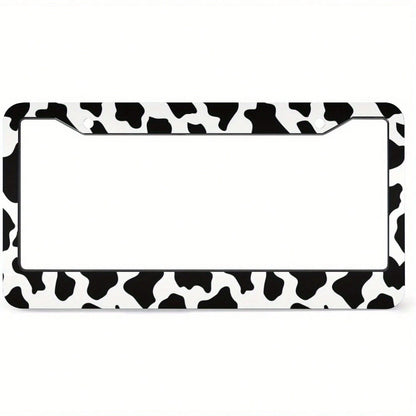Car- Stylish Front And Rear Car Sign Holder, Durable Metal With Unique Animal Design, Cow Car Decoration, Car Must Haves, Car Decor, Car Cover, Car Accessories>Essentials, Car Picks, Gifts