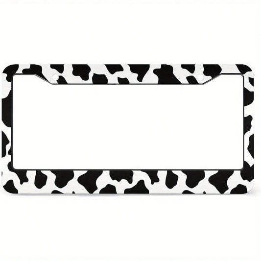 Car- Stylish Front And Rear Car Sign Holder, Durable Metal With Unique Animal Design, Cow Car Decoration, Car Must Haves, Car Decor, Car Cover, Car Accessories>Essentials, Car Picks, Gifts