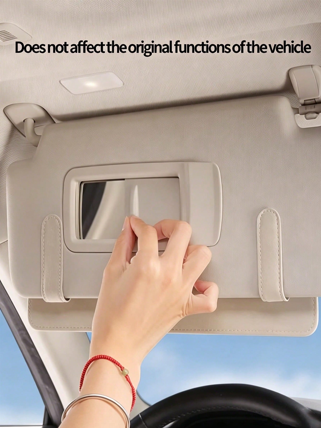 Car Sun Visor Extender, Sun Visor Extension Accessory, Anti-Glare For Driving, UV Protection, With Adjustable Clips, Suitable For Multiple Car Models, Car Interior Accessory