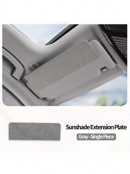 Car Sun Visor Extender, Sun Visor Extension Accessory, Anti-Glare For Driving, UV Protection, With Adjustable Clips, Suitable For Multiple Car Models, Car Interior Accessory