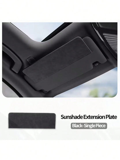 Car Sun Visor Extender, Sun Visor Extension Accessory, Anti-Glare For Driving, UV Protection, With Adjustable Clips, Suitable For Multiple Car Models, Car Interior Accessory