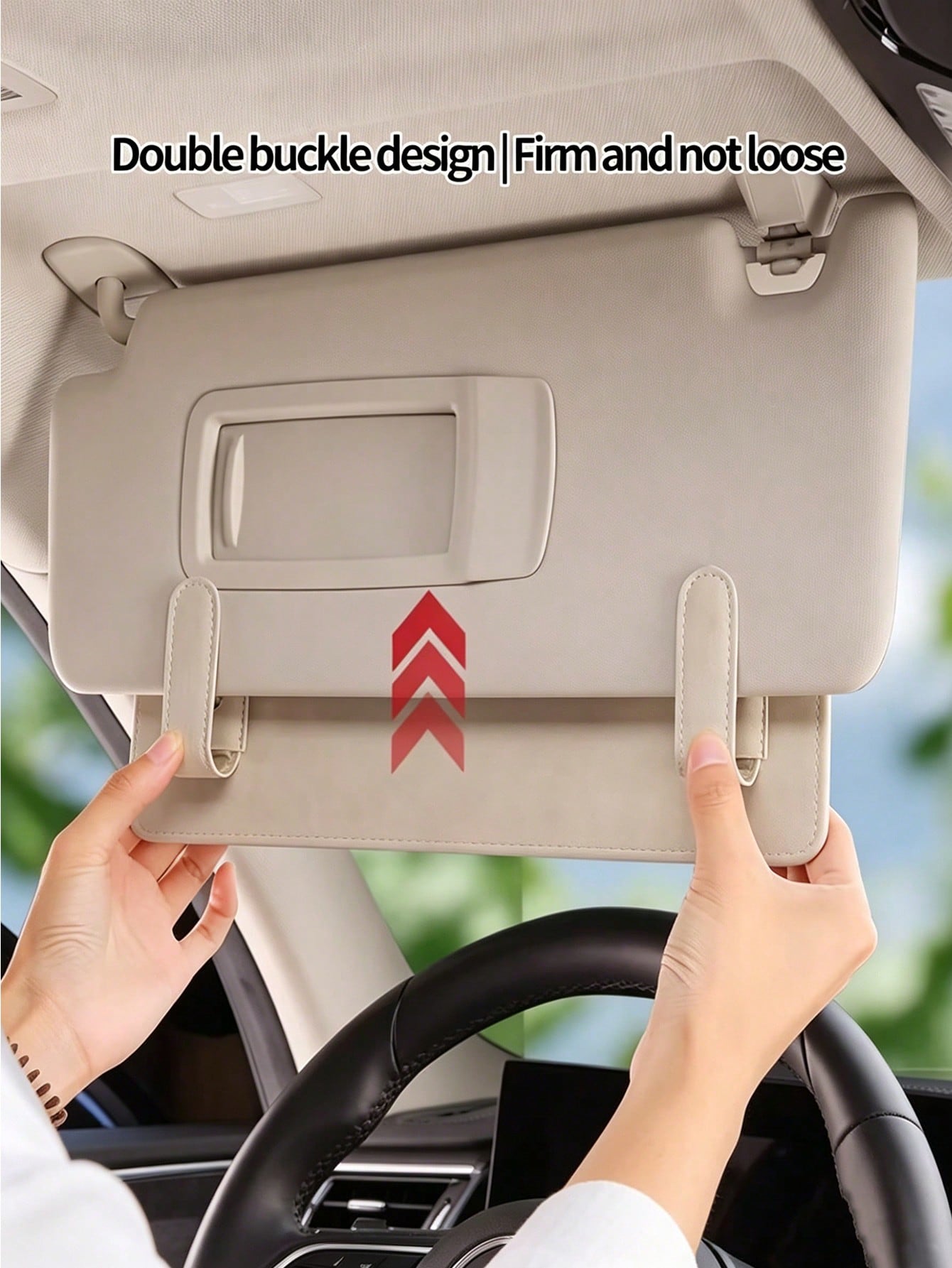 Car Sun Visor Extender, Sun Visor Extension Accessory, Anti-Glare For Driving, UV Protection, With Adjustable Clips, Suitable For Multiple Car Models, Car Interior Accessory