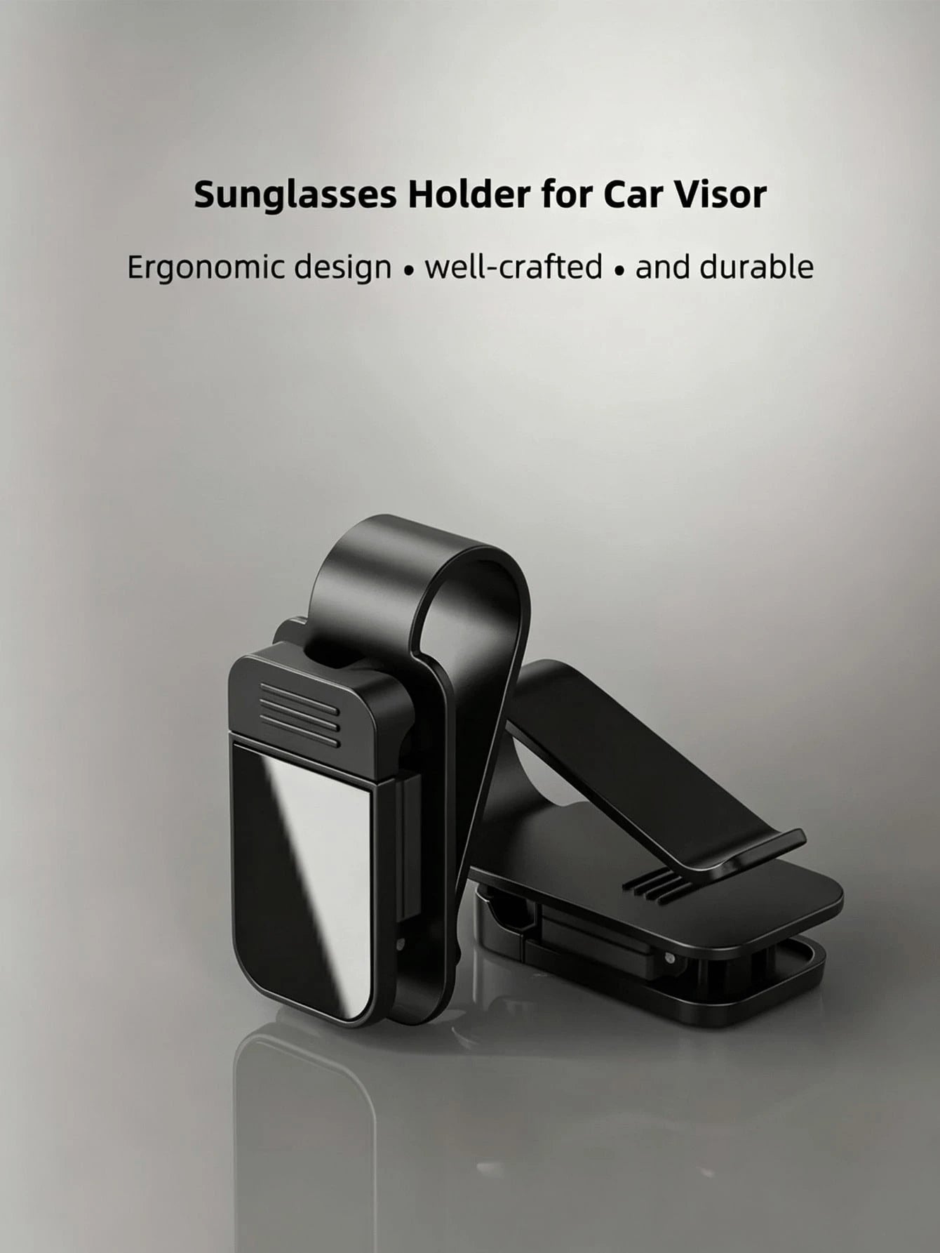 Car Sun Visor Glasses Holder, Dual-Purpose Fashion Glasses Clip, Ticket And Card Holder, Universal Car Sun Visor Glasses Bracket Interior Accessory