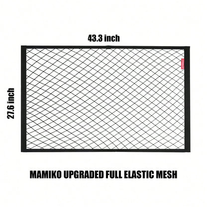 Cargo Net For Utility Folding Wagon, Garden Cart, Folding Trolley Cart, Beach Cart, Made Of Heavy-Duty Elastic Nylon Net 24"X35.5"To 47"*71"