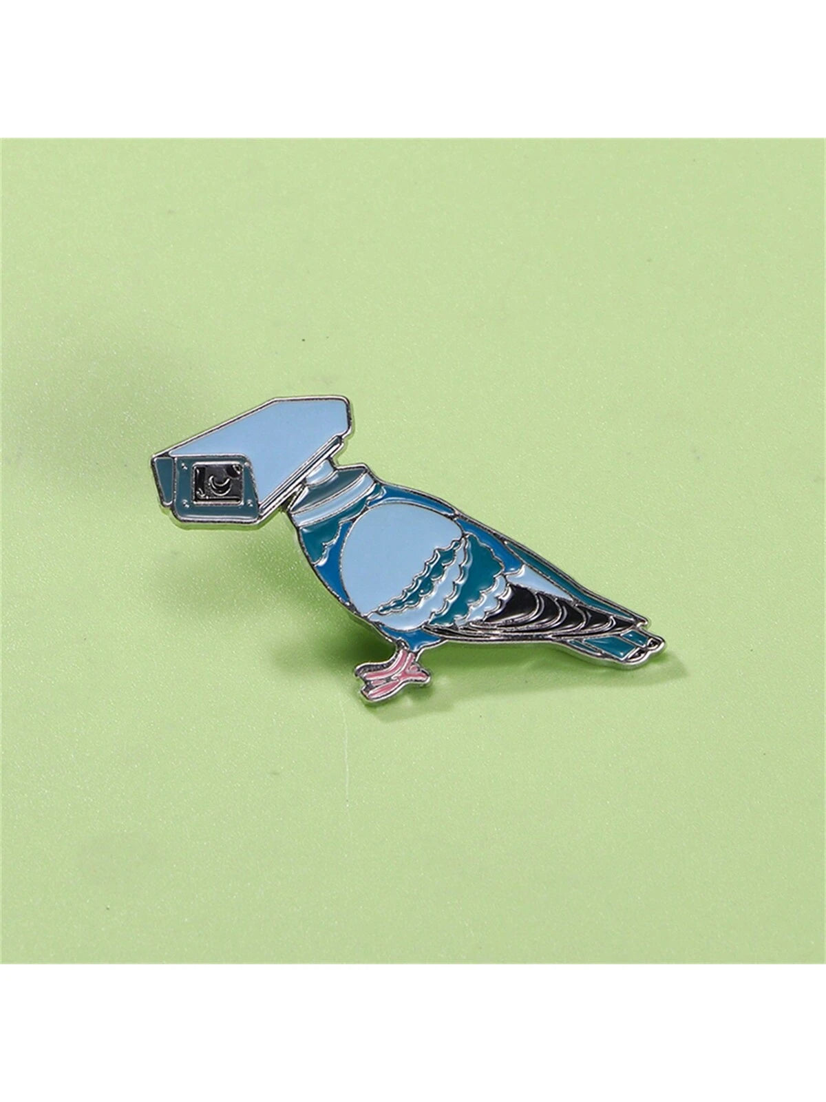 Cartoon Cute Pigeon Camera Enamel Pin Custom Decorative Brooches Ornaments Lapel Bag Badges Jewelry Gifts Pin