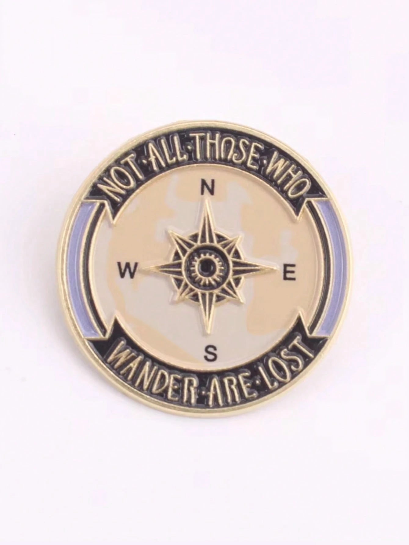 Cartoon Style, Compass Pattern Enamel Brooch Badge Brooch Bag Clothing Lapel Classic Cartoon Jewelry Pin For Clothes Bag Charm Backpack For School Office Accessories Shirts Jacket Christmas Halloween