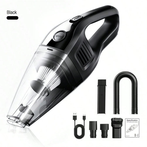 CascadeVac Handy Vacuum Cleaner Handheld Vacuum Cleaner For The Family Car, Powerful Suction USB Charging Mini Cleaning Vacuum Cleaner, Has A Variety Of Accessories For The Car, Home, Office And Other