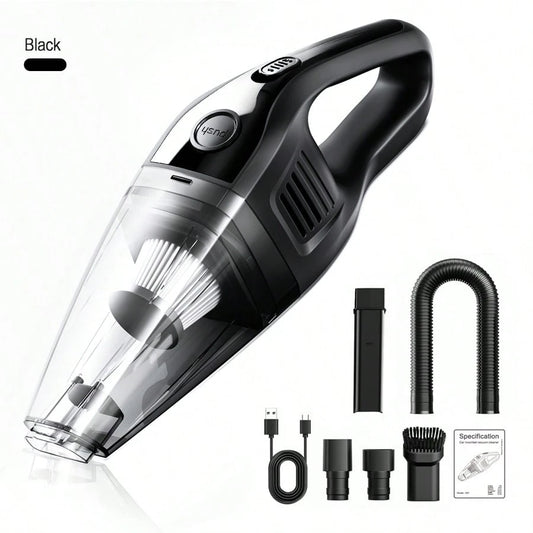 CascadeVac Handy Vacuum Cleaner Handheld Vacuum Cleaner For The Family Car, Powerful Suction USB Charging Mini Cleaning Vacuum Cleaner, Has A Variety Of Accessories For The Car, Home, Office And Other