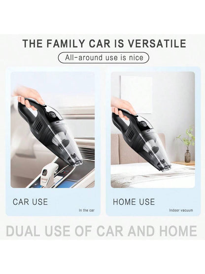 CascadeVac Handy Vacuum Cleaner Handheld Vacuum Cleaner For The Family Car, Powerful Suction USB Charging Mini Cleaning Vacuum Cleaner, Has A Variety Of Accessories For The Car, Home, Office And Other