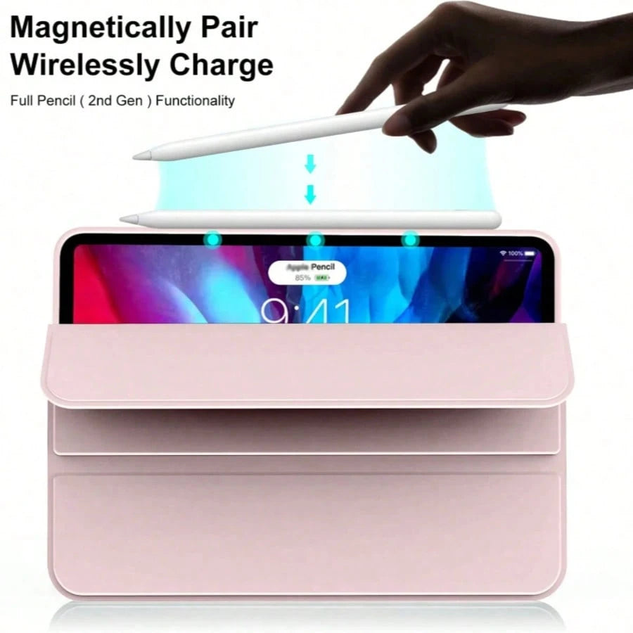 Case For IPads (A19) 12th/11th/10th Generation(2026/2025/2022),Case For IPads (M4) Air8/Air7 Generation(2026/2025) IPads 11/10.9 Inch- Protective Trifold Stand Smart Cover[Support Touch ID & Auto Wak