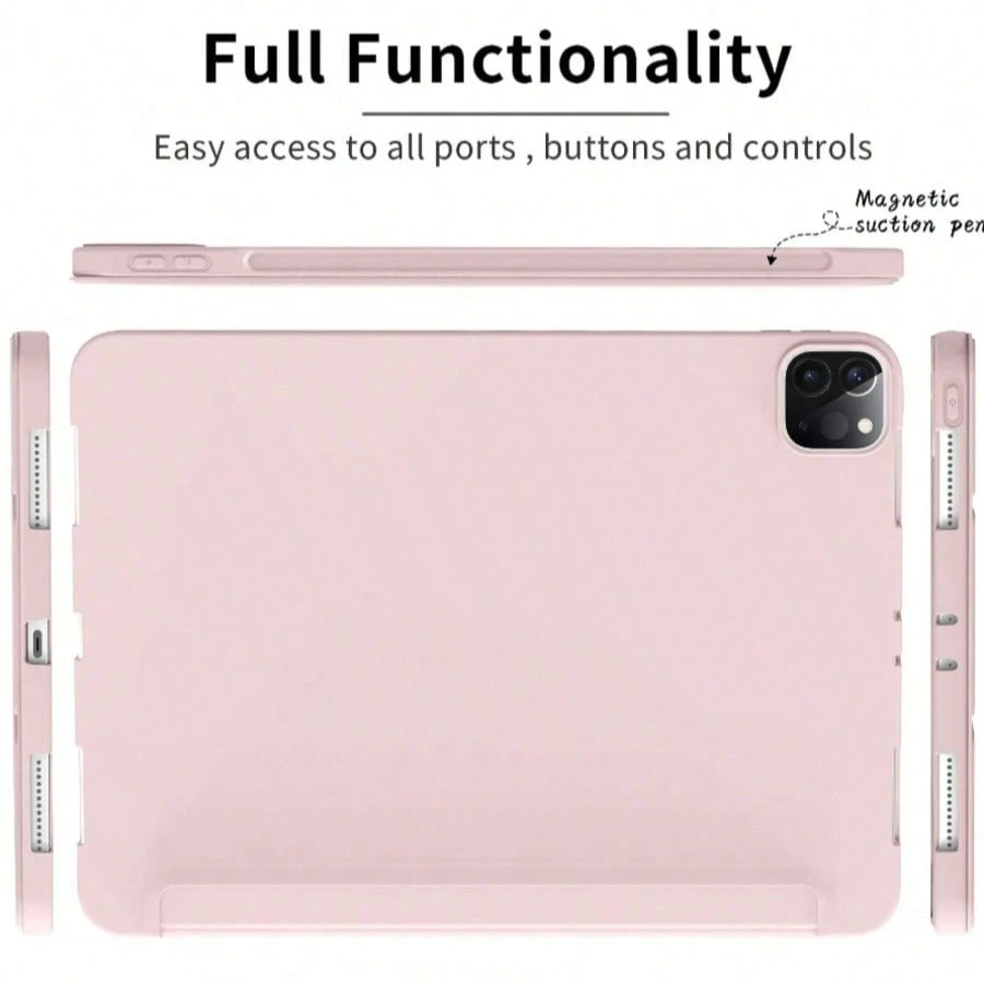 Case For IPads (A19) 12th/11th/10th Generation(2026/2025/2022),Case For IPads (M4) Air8/Air7 Generation(2026/2025) IPads 11/10.9 Inch- Protective Trifold Stand Smart Cover[Support Touch ID & Auto Wak