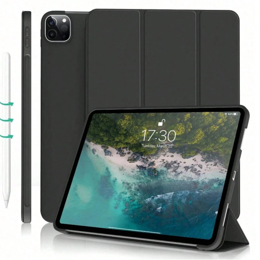 Case For IPads (A19) 12th/11th/10th Generation(2026/2025/2022),Case For IPads (M4) Air8/Air7 Generation(2026/2025) IPads 11/10.9 Inch- Protective Trifold Stand Smart Cover[Support Touch ID & Auto Wak