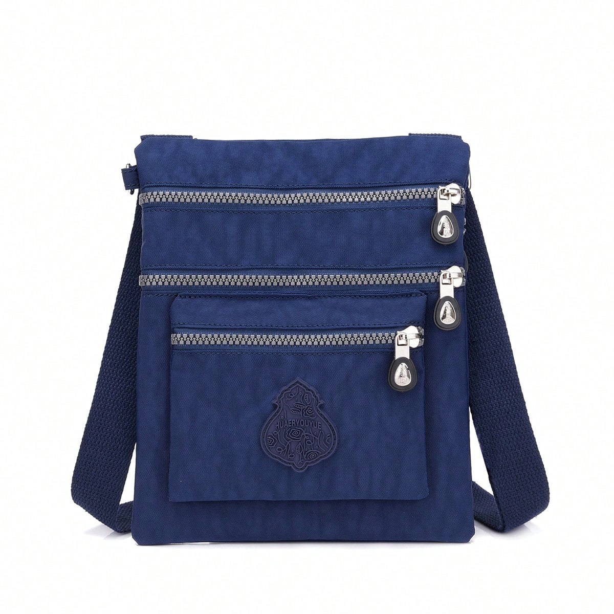Casual Nylon Wallet Small Crossbody Bag Shoulder Bag Women's Multi-Pocket Zipper Envelope Bag