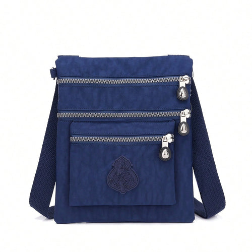 Casual Nylon Wallet Small Crossbody Bag Shoulder Bag Women's Multi-Pocket Zipper Envelope Bag