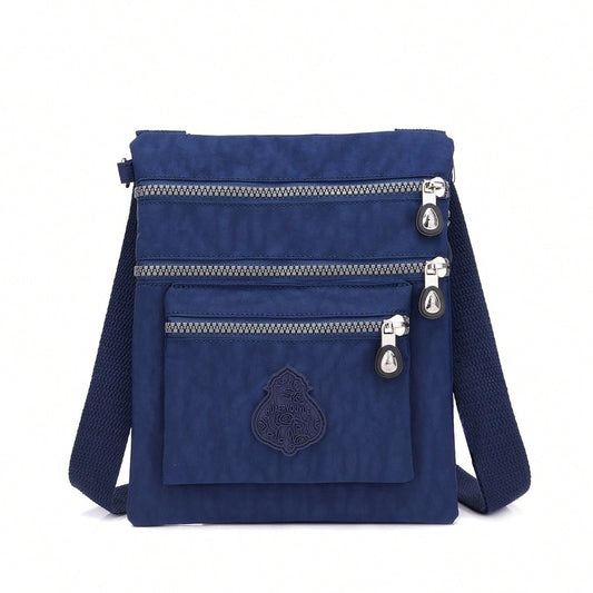 Casual Nylon Wallet Small Crossbody Bag Shoulder Bag Women's Multi-Pocket Zipper Envelope Bag