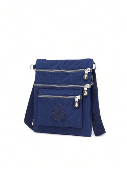 Casual Nylon Wallet Small Crossbody Bag Shoulder Bag Women's Multi-Pocket Zipper Envelope Bag