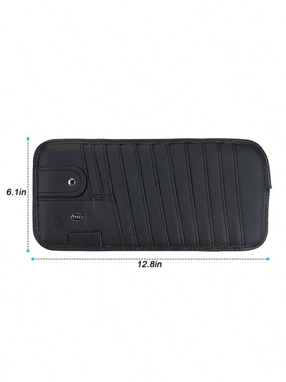 CD DVD Car Holder Vehicle Visor Storage Organizer Large Capacity CD Bag Case US