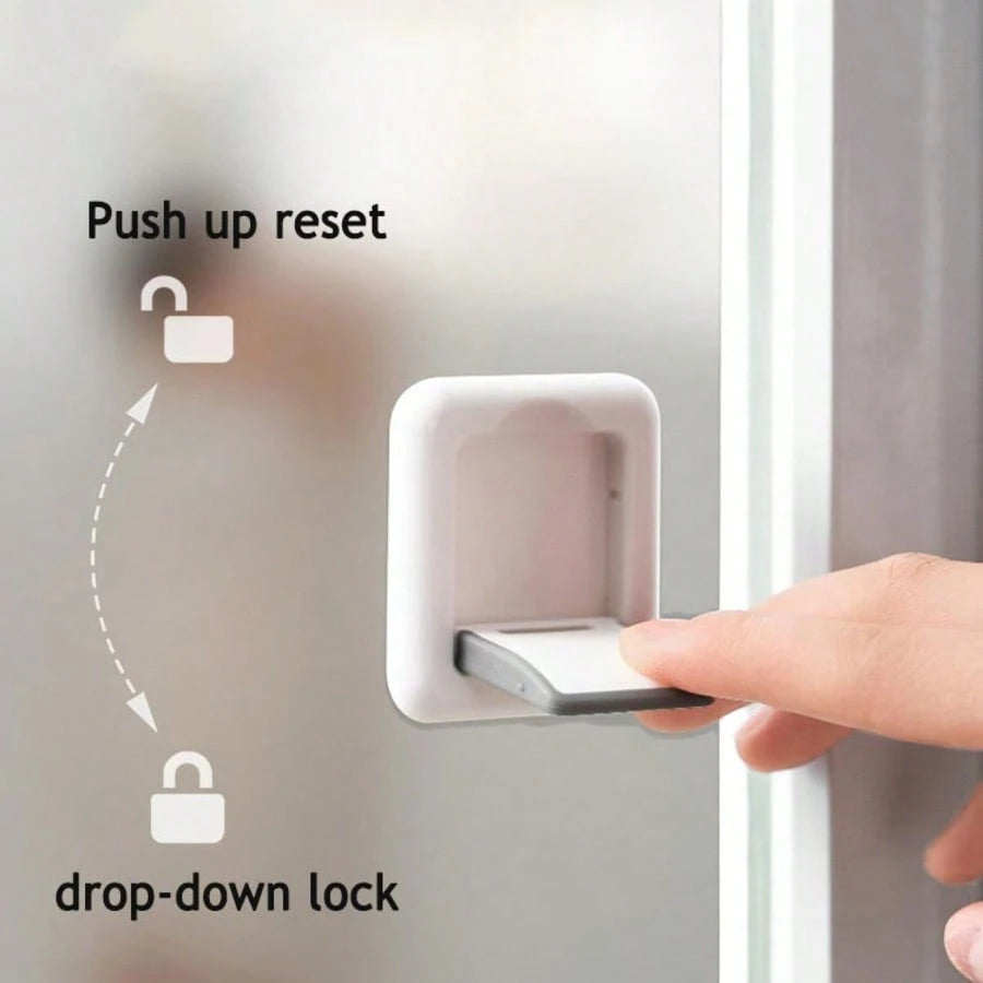 Child Lock For Sliding Glass Doors Baby Multifunctional Sliding Window Lock For Child And Pet Protection No Drilling Tools Required