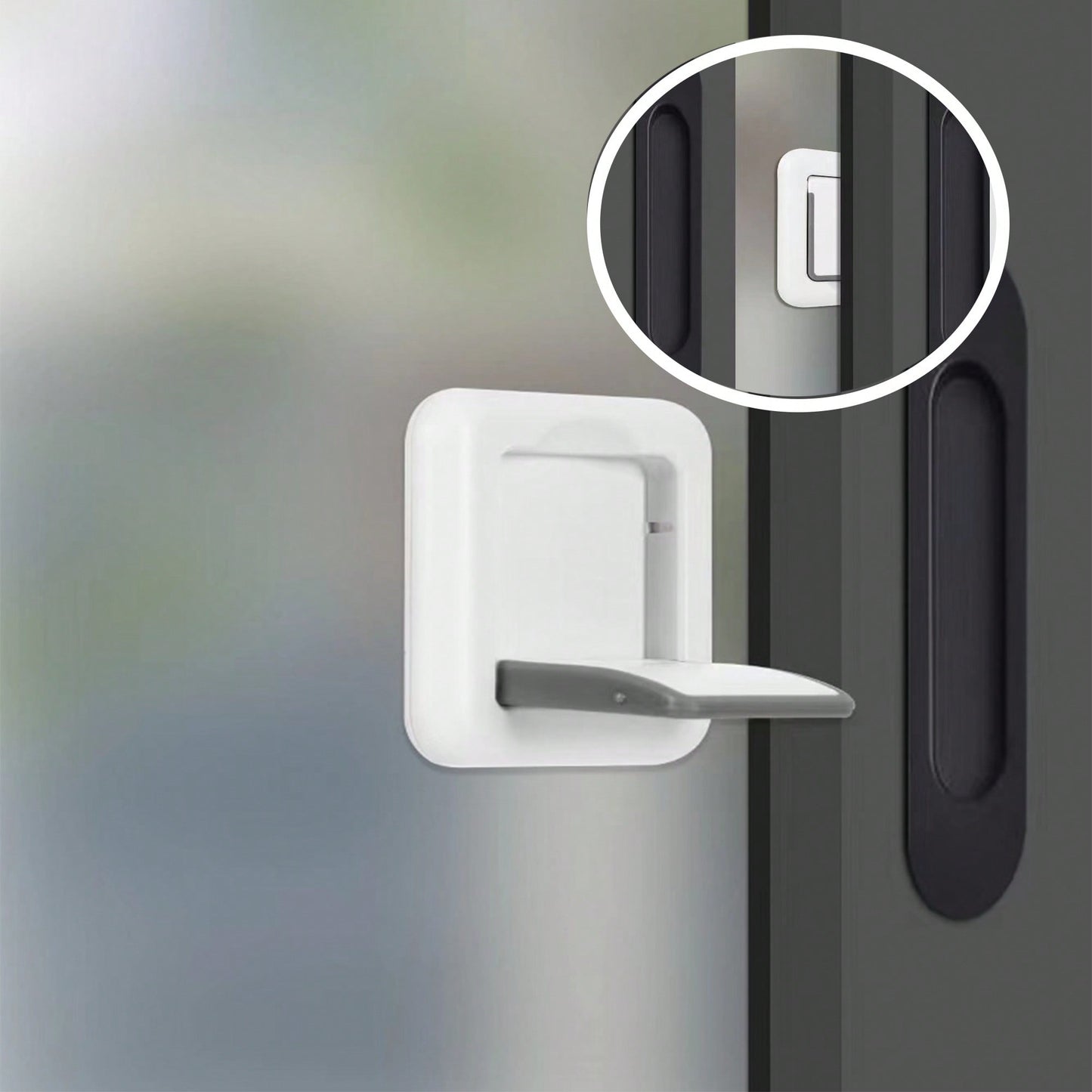 Child Lock For Sliding Glass Doors Baby Multifunctional Sliding Window Lock For Child And Pet Protection No Drilling Tools Required
