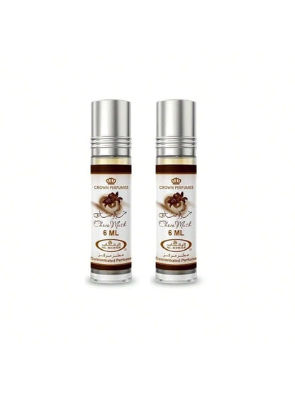 Choco Musk Set Mini Roll On Perfume Oil 6ml- Travel Size- Alcohol-Free, Fragrance, Perfume, Unisex, Spray, Long Lasting, Parfum, Scent, Notes, Signature, Luxury, Gift, Collection, Classic, Original