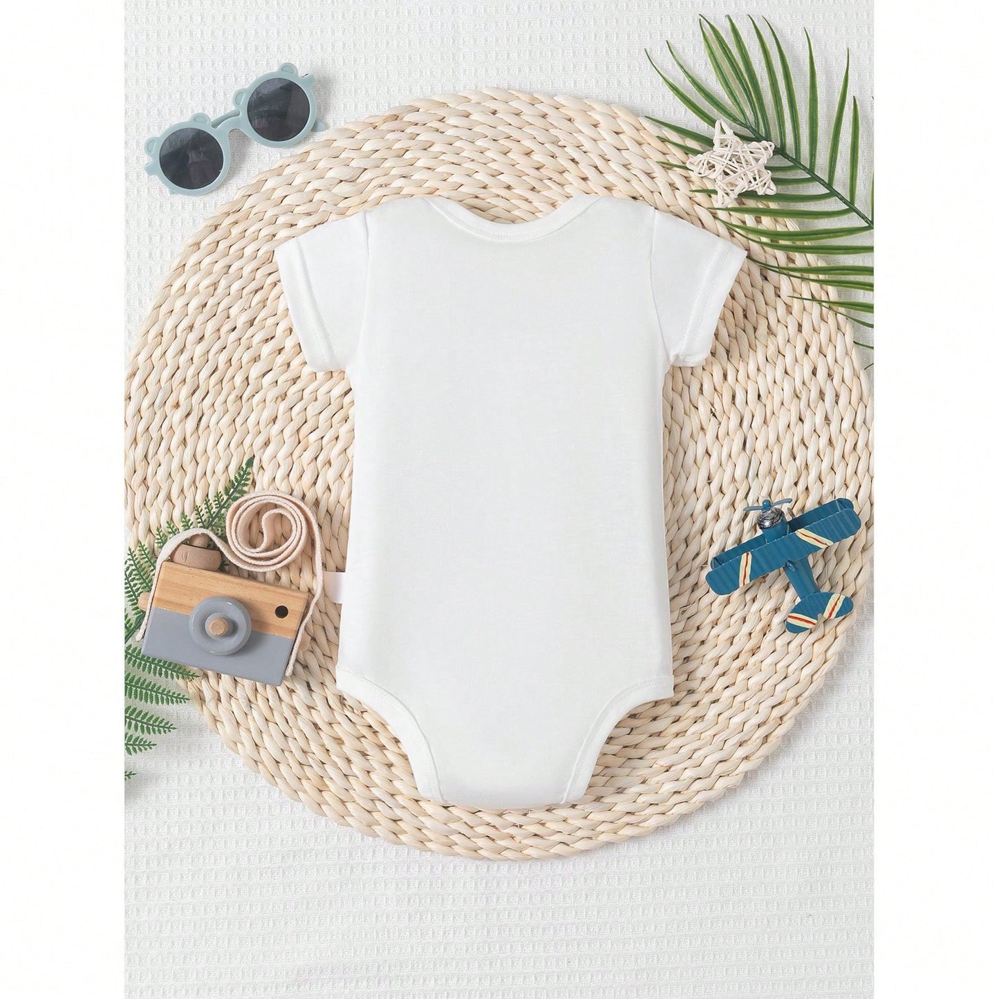 CHUNKY MONKEY Print Funny Baby Romper Casual Comfortable Short Sleeve Newborn Clothes Cotton Fashion Triangle Jumpsuit