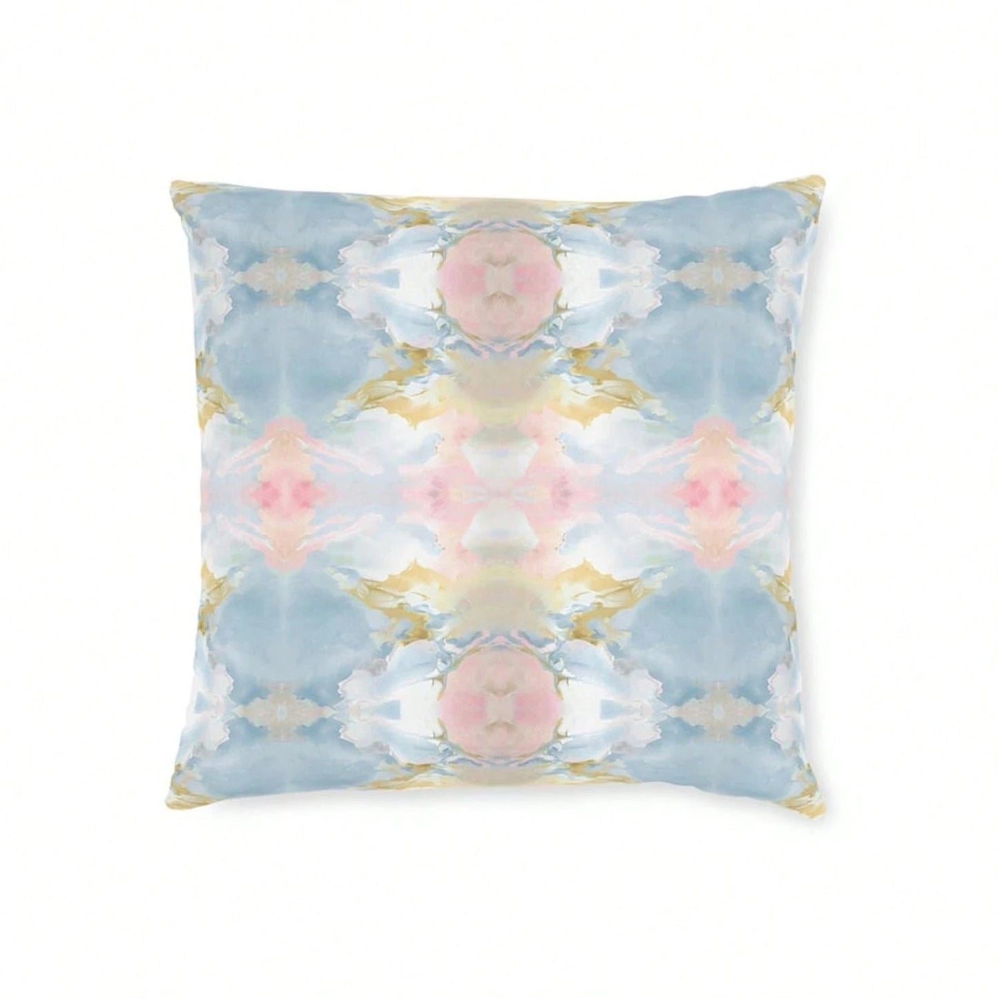 CKnight [Room Decor Pillow]Watercolor Throw Pillow Cover Pastel Blue Blush Pink Pillow Case Abstract Art Home Decor College Gi Bedroom Impressionst Modern Ikat