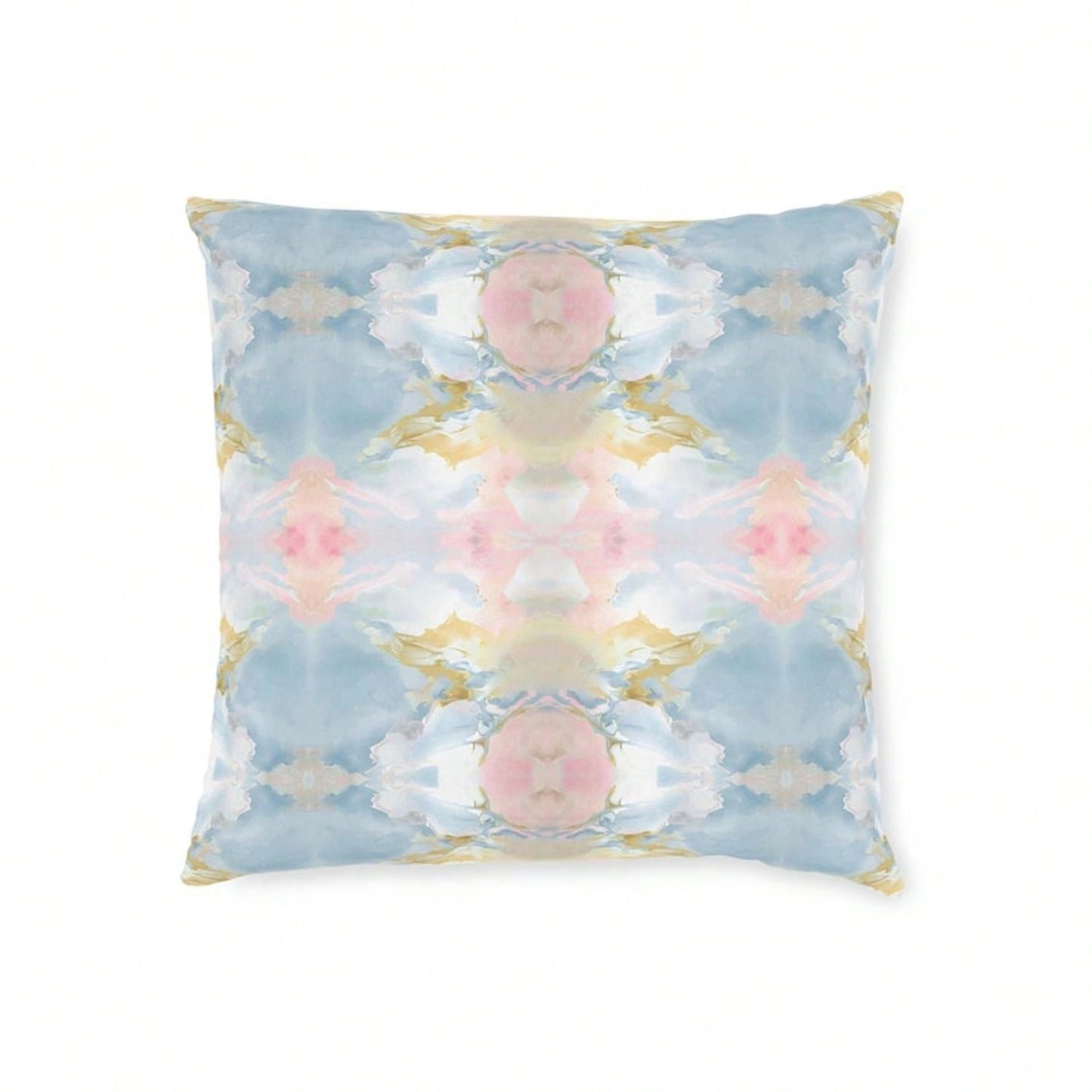 CKnight [Room Decor Pillow]Watercolor Throw Pillow Cover Pastel Blue Blush Pink Pillow Case Abstract Art Home Decor College Gi Bedroom Impressionst Modern Ikat