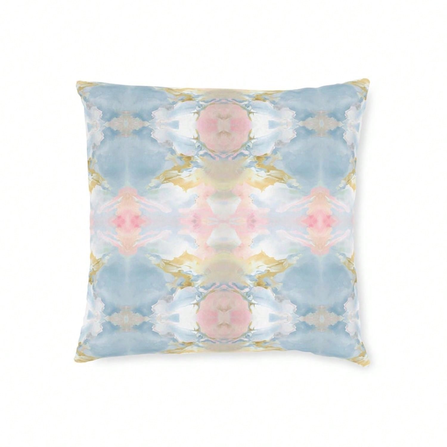 CKnight [Room Decor Pillow]Watercolor Throw Pillow Cover Pastel Blue Blush Pink Pillow Case Abstract Art Home Decor College Gi Bedroom Impressionst Modern Ikat