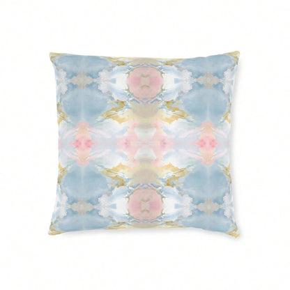 CKnight [Room Decor Pillow]Watercolor Throw Pillow Cover Pastel Blue Blush Pink Pillow Case Abstract Art Home Decor College Gi Bedroom Impressionst Modern Ikat