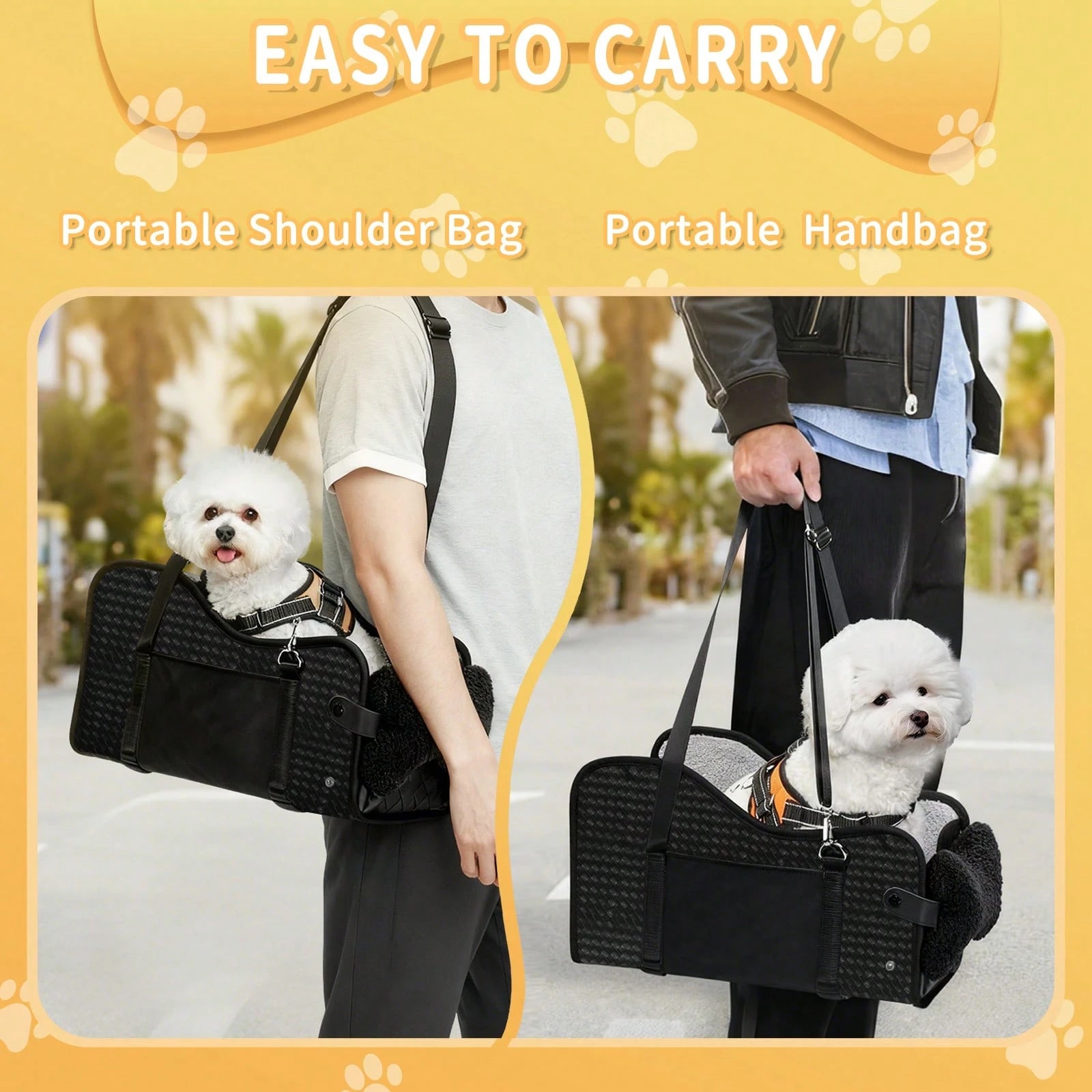 Comfortable Central Console Dog Car Seat, Portable Cozy Booster Car Seat, Deluxe Pet Car Seat For Dogs & Cats With Safety Harness, Breathable Mesh & Soft Padding- Comfortable Travel