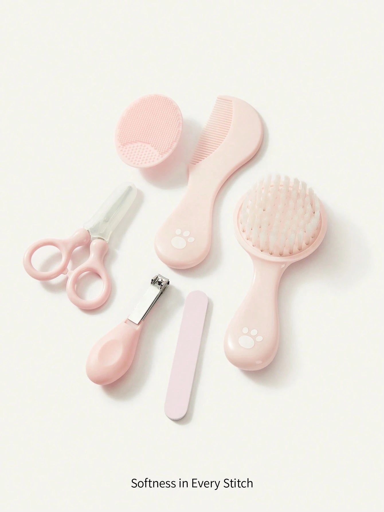 Cozy Pixies Pink Baby Nail Care 6 Pieces Set
